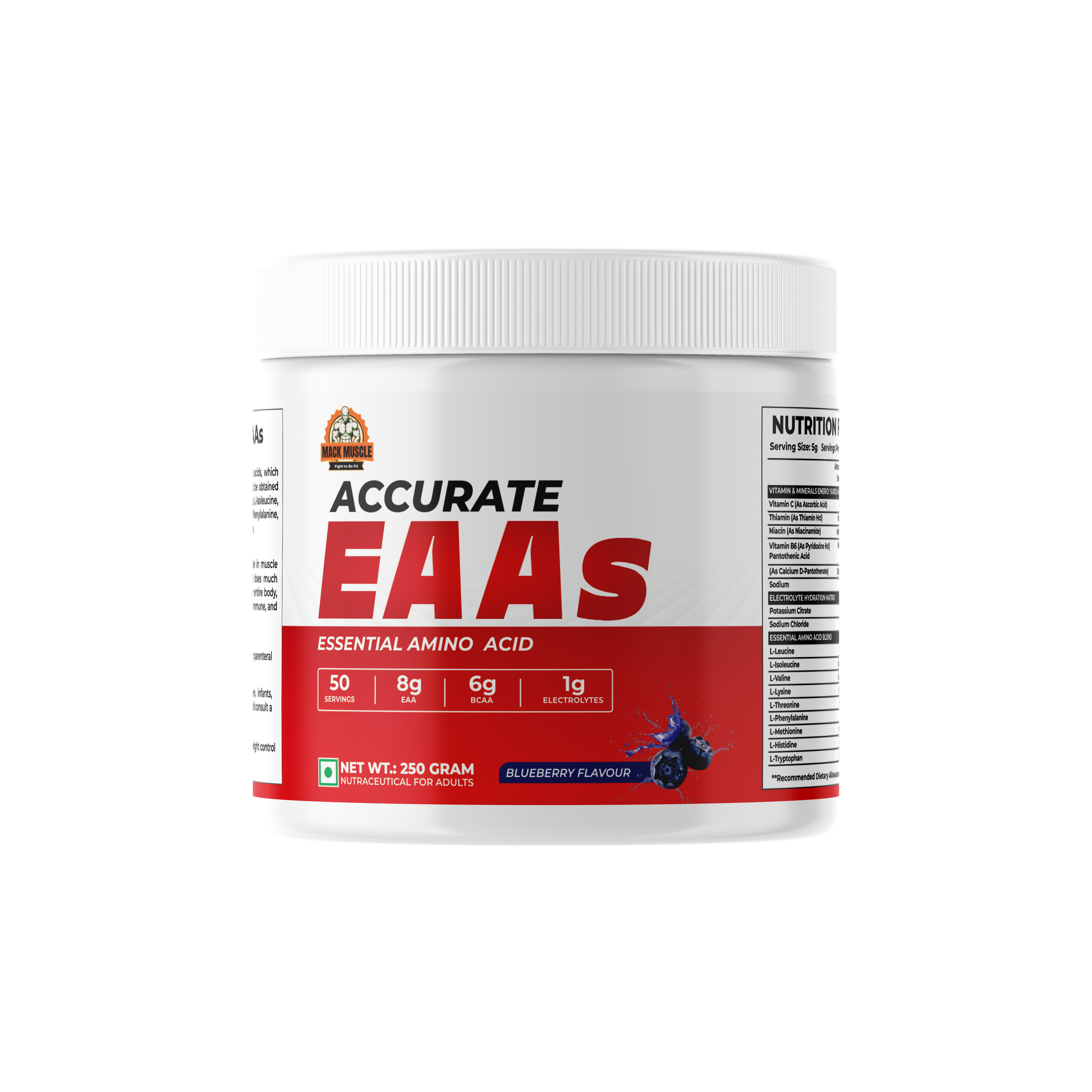 Mack Muscle EAAs Blueberry